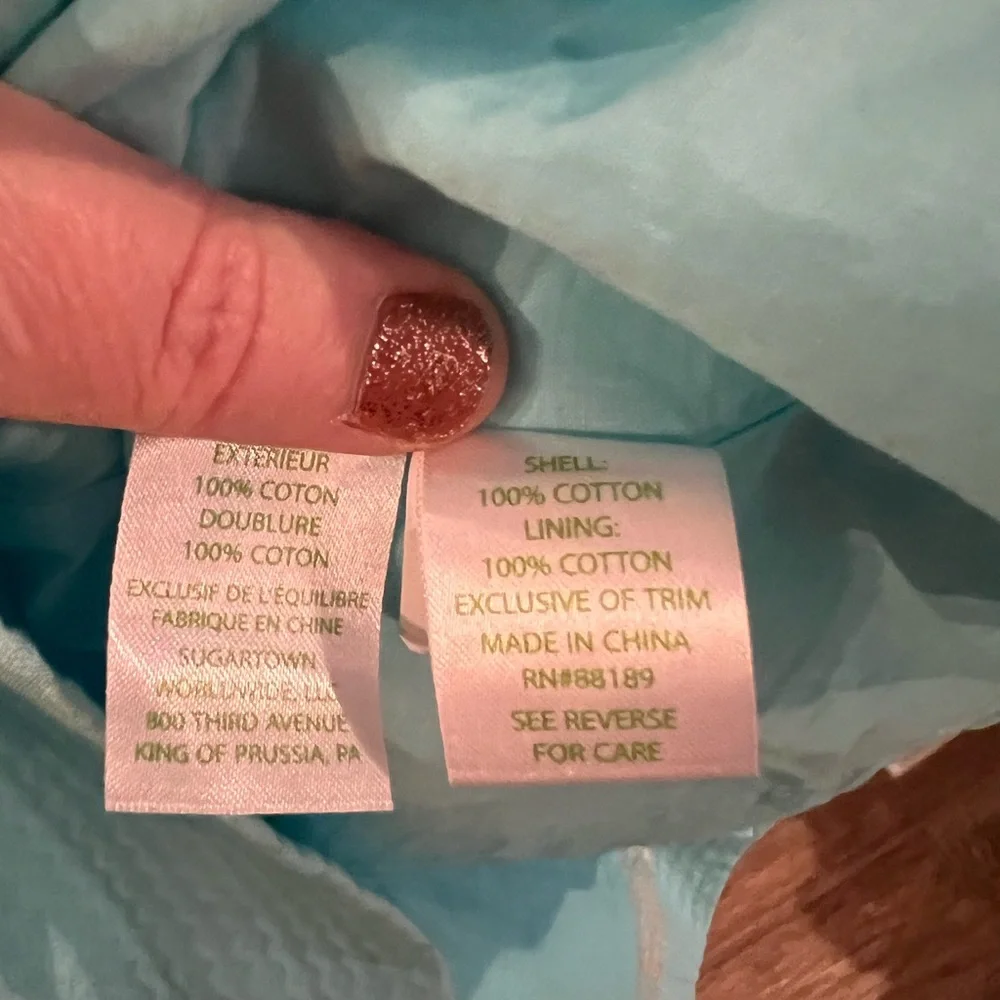 EUC LILLY PULITZER Suzette Shift Dress Serene Blue | 10 - Picture 8 of 8